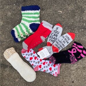 Holiday Sock Bundle – Fuzzy, Funny, Cozy Styles | Hallmark Movie Lover Gift